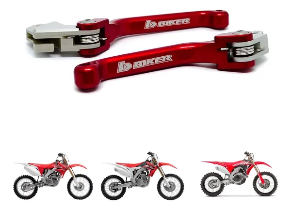Kit Manete Biker Retratil Freio + Embreagem Crf250r Crf450r - Image 5